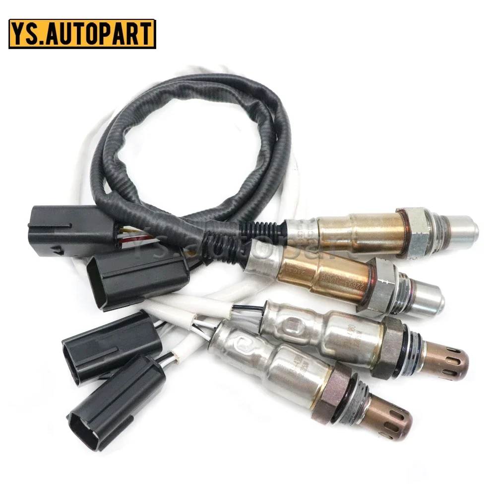 22693-1LA0B 234-4380 4pcs Upstream&Downstream Lambda O2 Oxygen Sensor For 2011-2013 Infiniti M56 5.6L 0258027006 0258027007