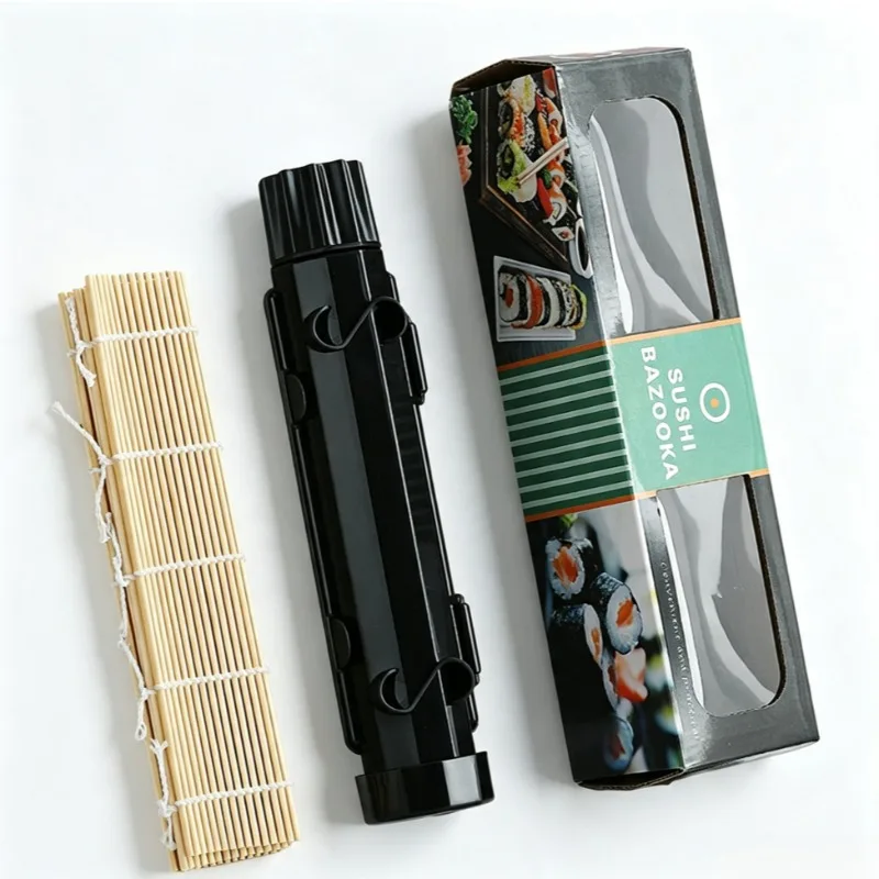 Sushi-Zubereitungsset, Bambus-Sushi-Matte, Sushi-Rollmatte-Set, Haushalts-Sushi-Rollgerät für Anfänger, einfache DIY-Sushi-Rollwerkzeuge