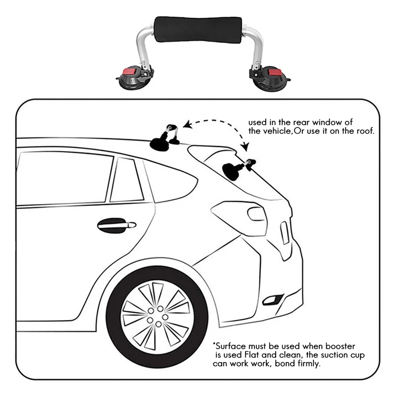 Kayak Roller Kayak Load Assist Roller Mount With Suction Cup Suction Mounted Roof Roller Loader For Car SUV