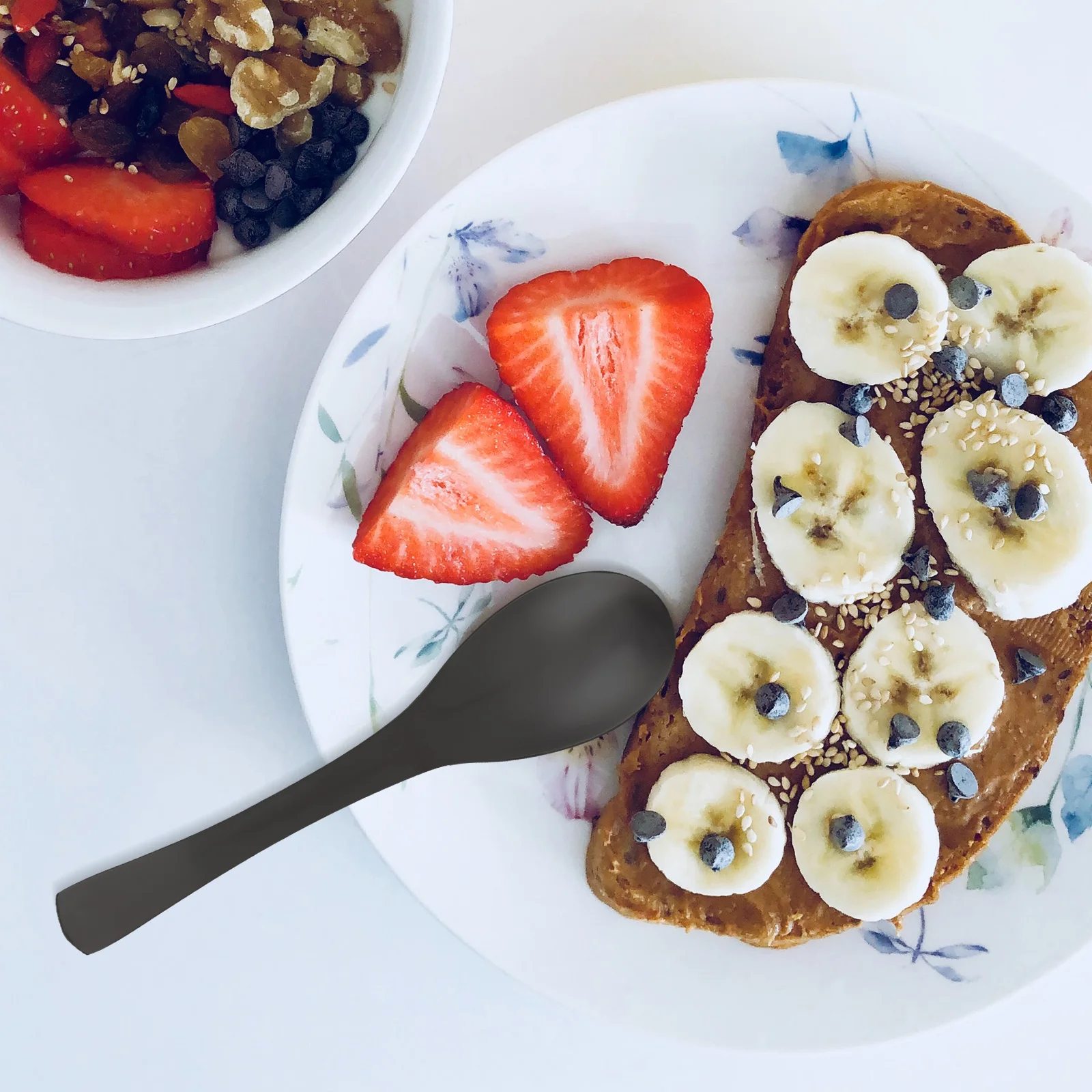 

2Pcs Stainless Spoon Stainless Steel Rice Spoons 304 Comfortable H Soup Porridge Kids Kitchen Tool Practical Spoons Household