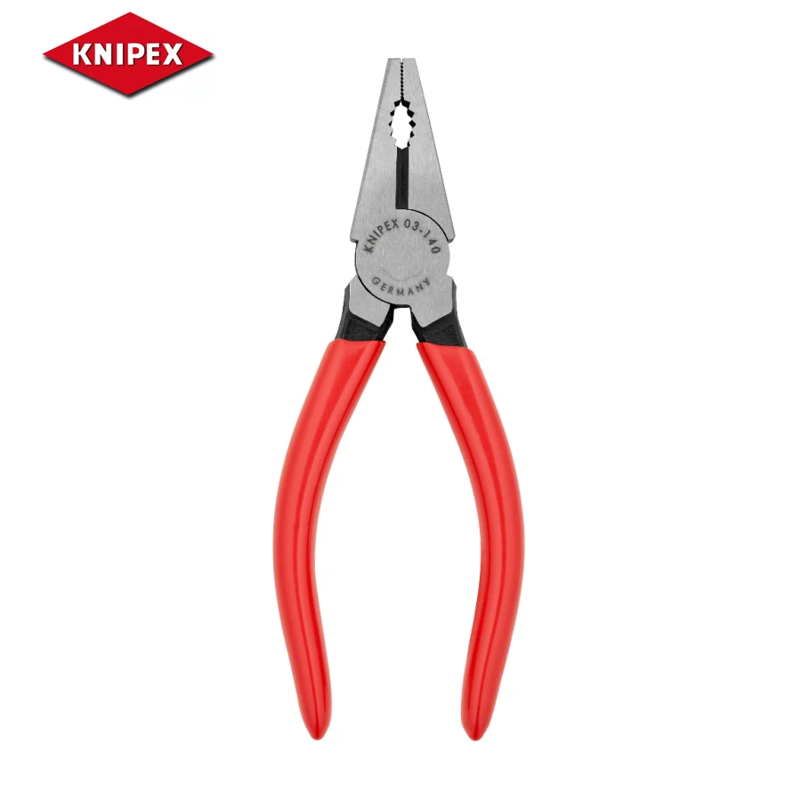 

KNIPEX Combination Pliers with Gripping Zones for Flat and Round Material Suitable for Versatile Use 0301140