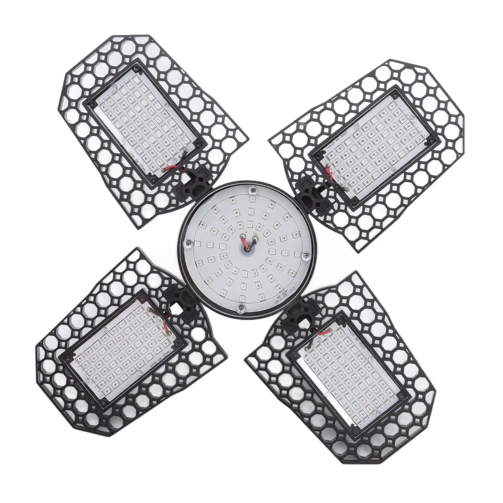 

Indoor Grow Lights High Temperature Resistant ABS Shell 360 Degree Heat Dissipation with 4 Lamp Blades for greenhouse