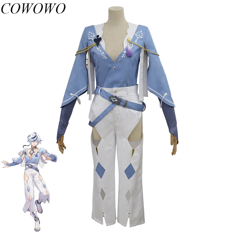 

COWOWO Anime! Nu: Carnival SR Blade Game Suit Handsome Uniform Cosplay Costume Halloween Party Role Play Outfit Unisex Any Size