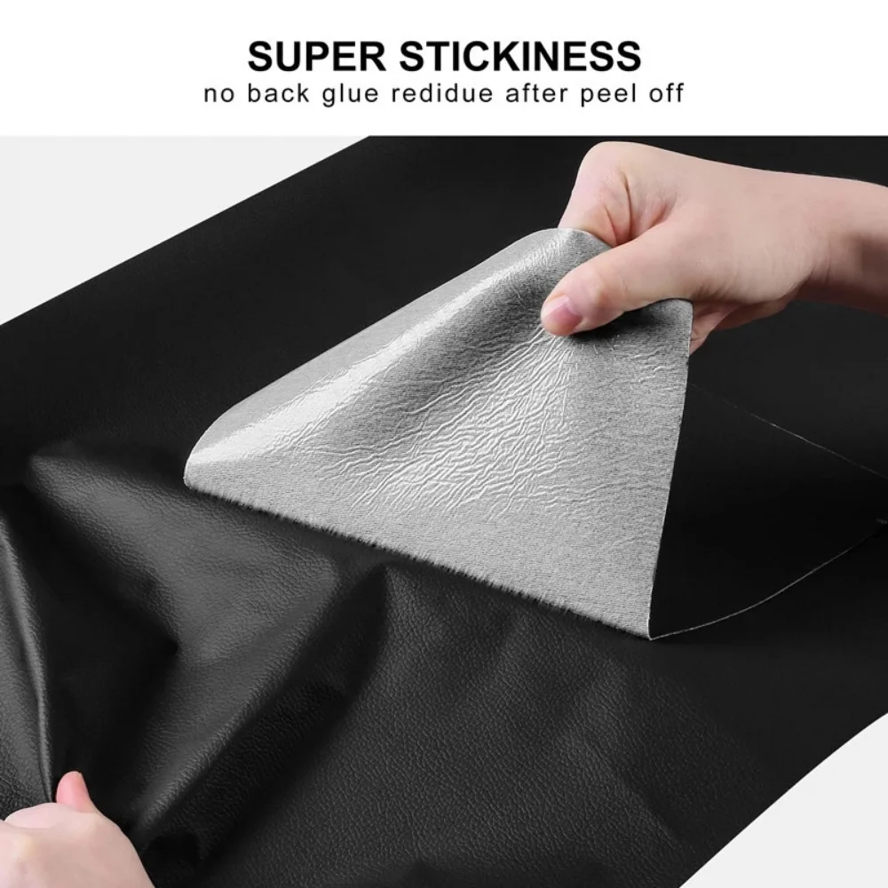 Premium Quality PU Leather Repair Patch Adhesive Self-Adhesive Sticky Sofa Car Seat Repairing Leather Sticker Faux DIY Patches