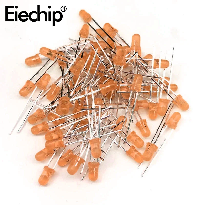 50/100 PCS LED Diode 3mm 5mm Bright Multi-color, LED Series Red/green/blue/yellow/orange/white Light