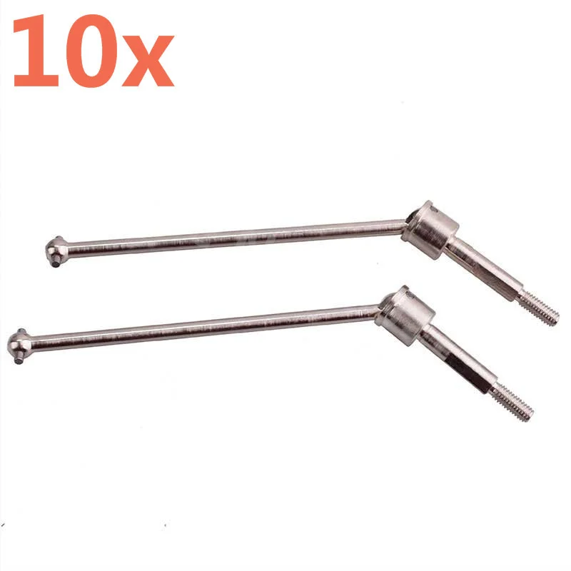 10Pcs HSP 1/10 Upgrade Parts CVD 102015 106015 108015 122015 166015 188015 Alloy Universal Drive Joint For 1/10th R/C Car