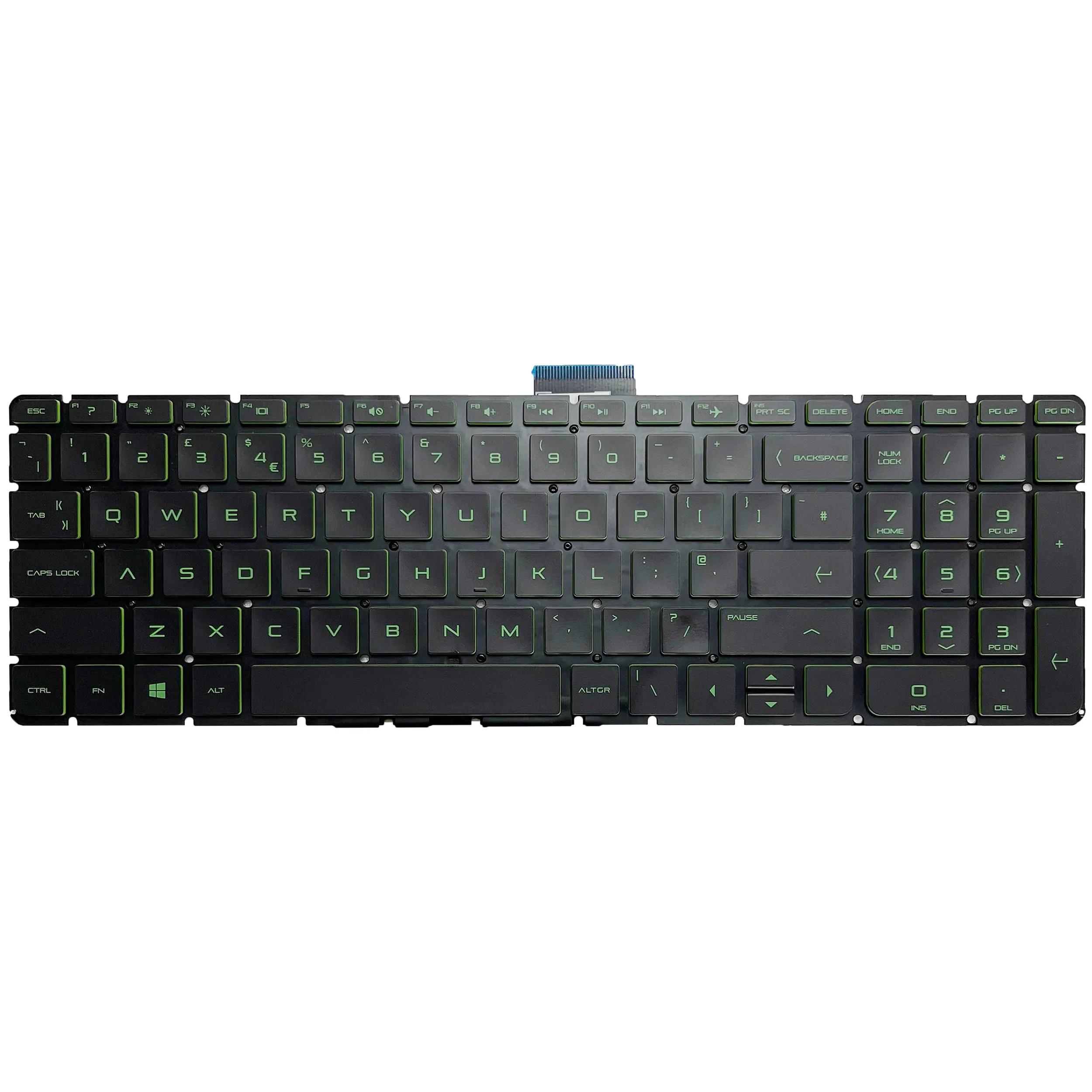 New For HP 15-AB AX AE AS AK AU BC TPN-Q159/Q172/Q173/Q162 Repalce Laptop Cover Palmrest Case US Keyboard Backlit Red/Green