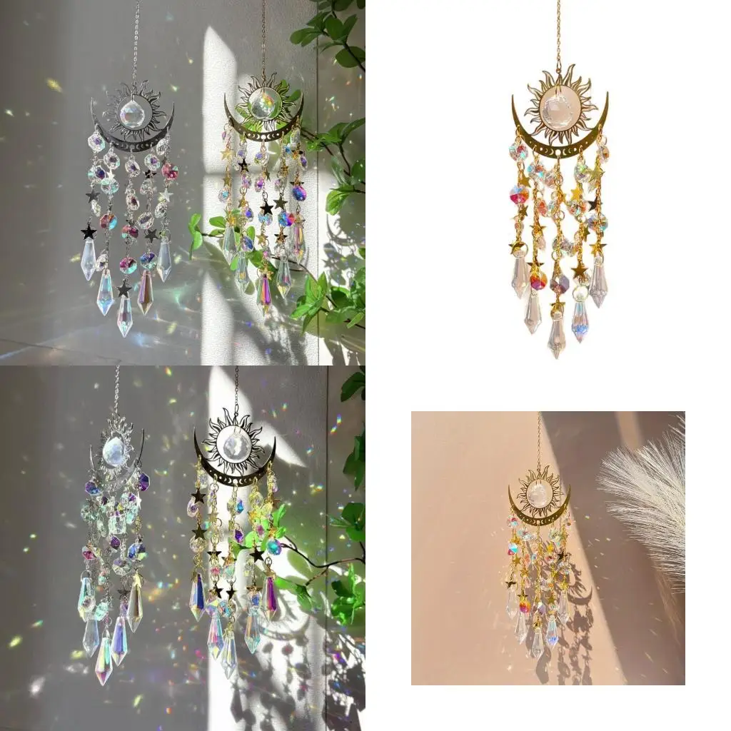 

E8BD Sun Catcher Sun Catcher Hanging for Indoor Window Dream Catching for Car Spiritual Display Maker Garden Balcony