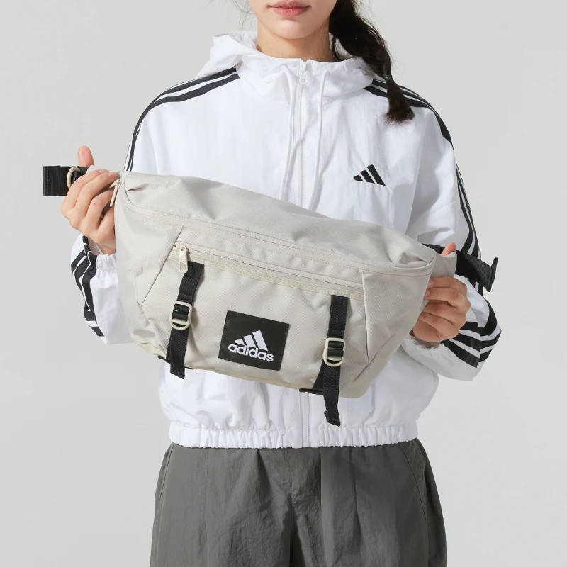 Adidas Shoulder Bag, Men's and Women's Bag, Crossbody Bag, Outdoor Leisure Bag, Fitness Running Small Bag Jj3369-1