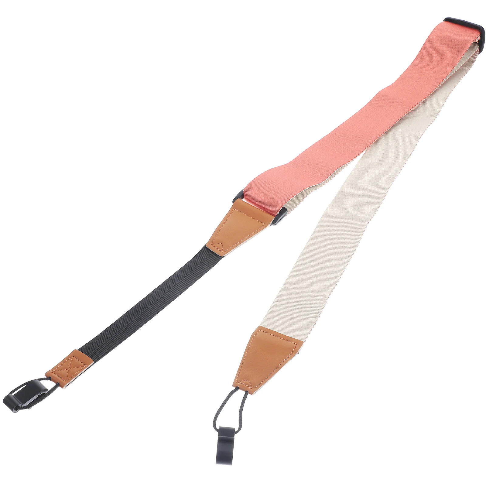 

Ukulele Shoulder Strap Double Hook No Drill Clip On Portable Lightweight Durable Instrument Belt Accessory For Ukulele Guitar