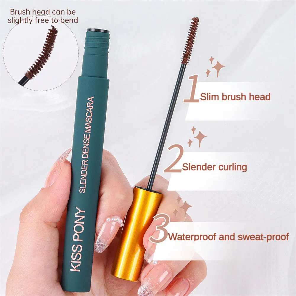 1/2/3PCS Blijvende Mascara Natuurlijke Dichte Langwerpige Wimpers Natuurlijke Mascara Make-up Gekleurde Mascara Gekrulde wimpers