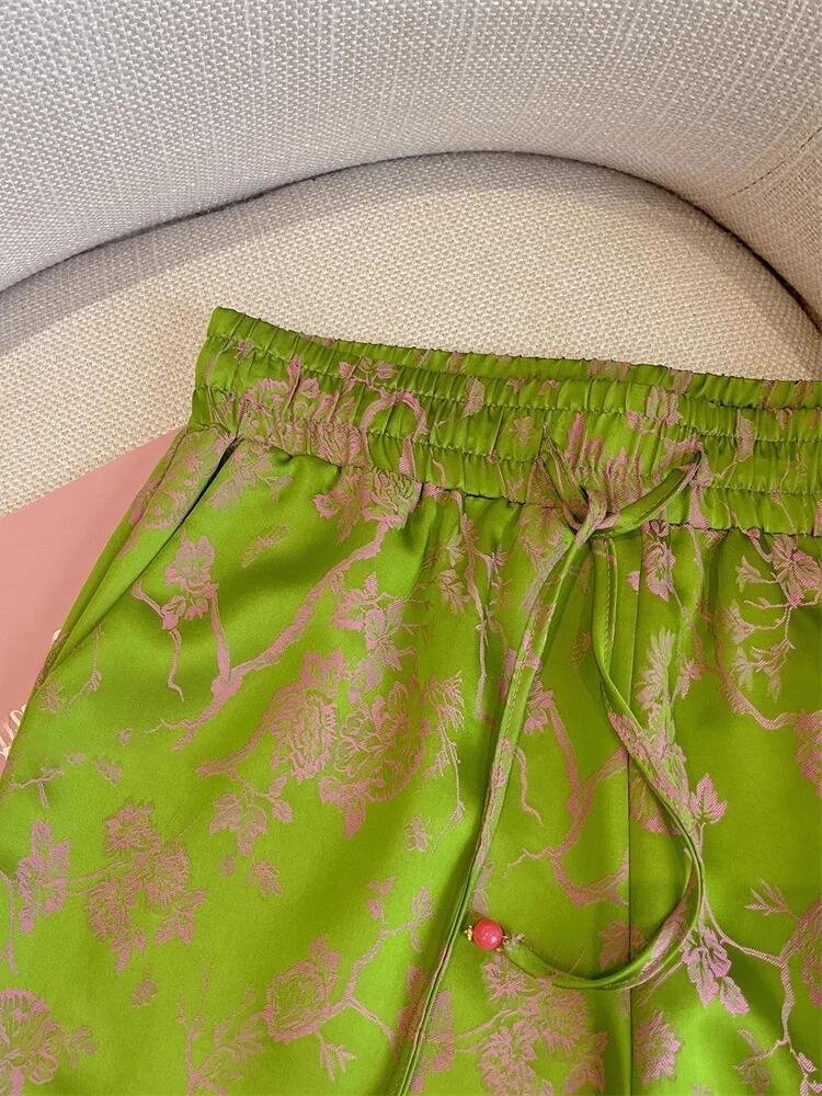 Lässige, dünne Hose von Yang Ort für Paare, Sommer, lockere Schlankheitshose, Cross-Stycies-Design, atmungsaktives Qui-Dry-Gewebe