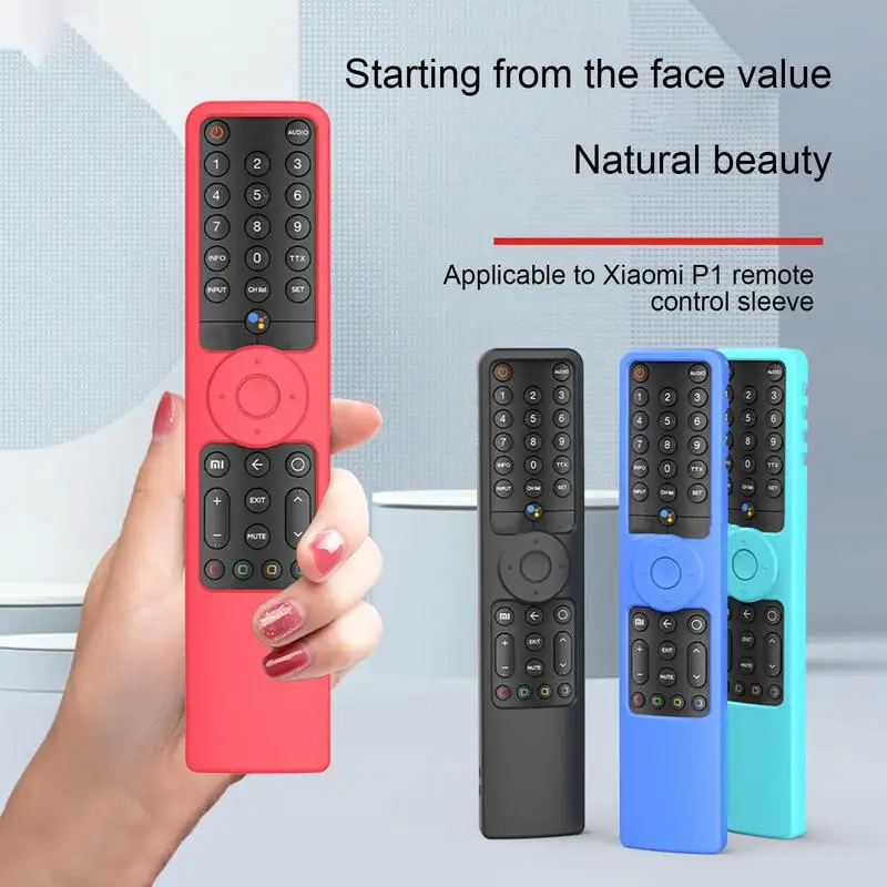 Remote Control Cover Smart TV RC Soft Silicone Cover Luminous Protective Case For Xiaomi Mi TV P1 50 43 P1E Q1 75 Q1E 55 XMRM-19