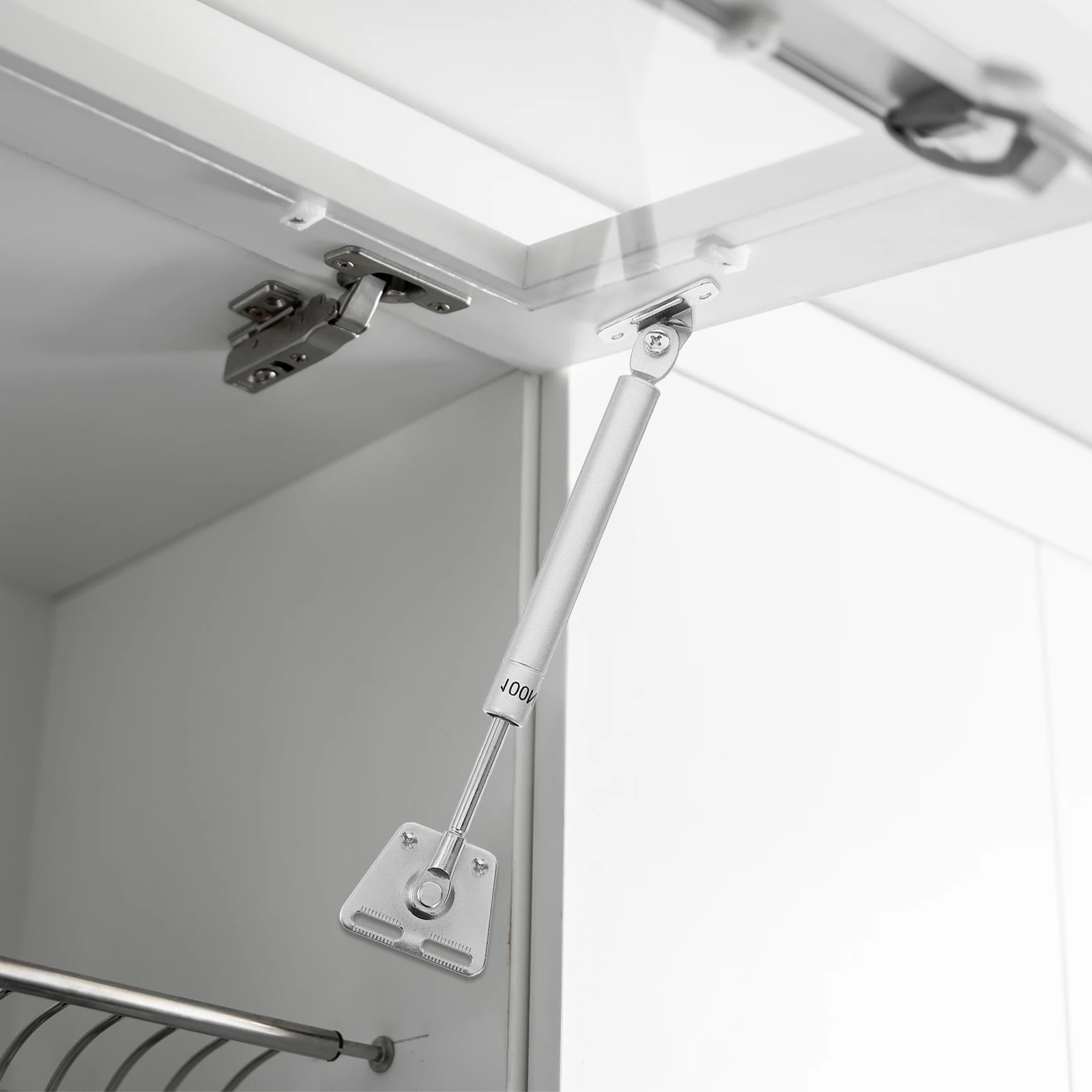 

2 pcs Gas Strut Hydraulic Support Pneumatic Rod Cabinet Door Lift Support Steel Cushioning Closure Cover Telescopic Buffer For