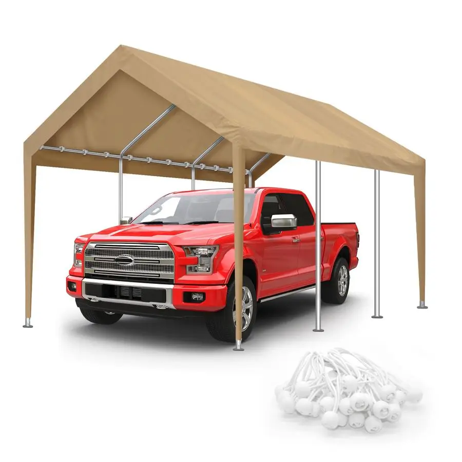 

Carport Canopy Replacement Cover Heavy Duty Waterproof amp UV Protected, All Weather Car Shade Canopy with Ball Bun Customizable
