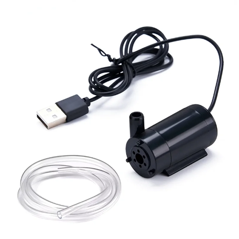 A05G-USB Dompelpomp 1M Kabel DC Laagspanning Ultrastille Mini Kleine Waterpomp 5V Dompelpomp voor Aquarium