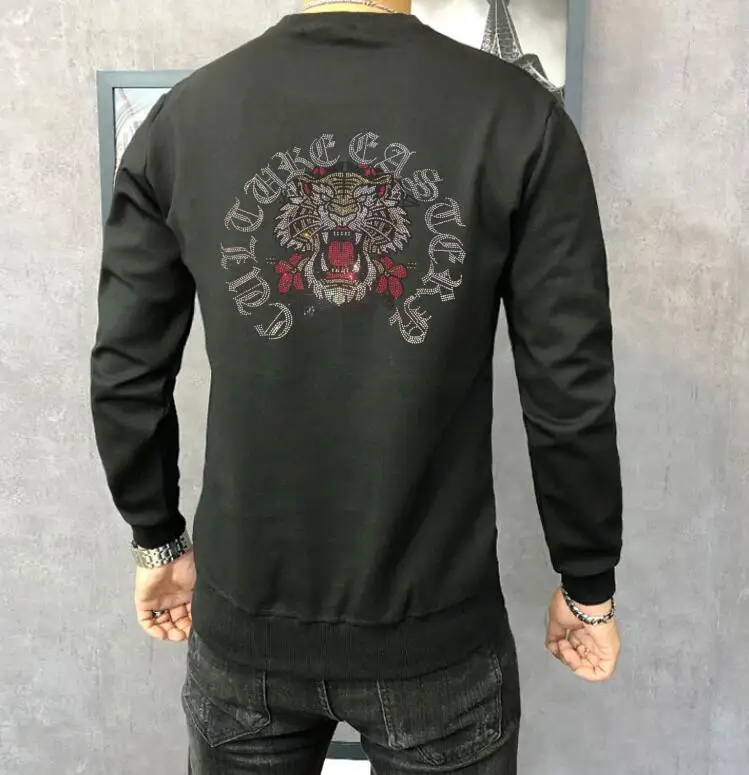 

2023 Hoodie Pullover Outwear Streetwear Hommes Mens Designer Rhinestone