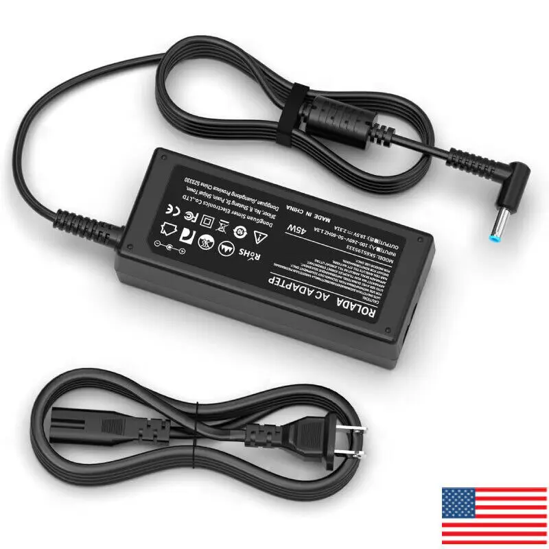 

For HP Model 14 Laptop Charger 14-dk 14-dq 14-dy 14-df Power Supply Cord 45W