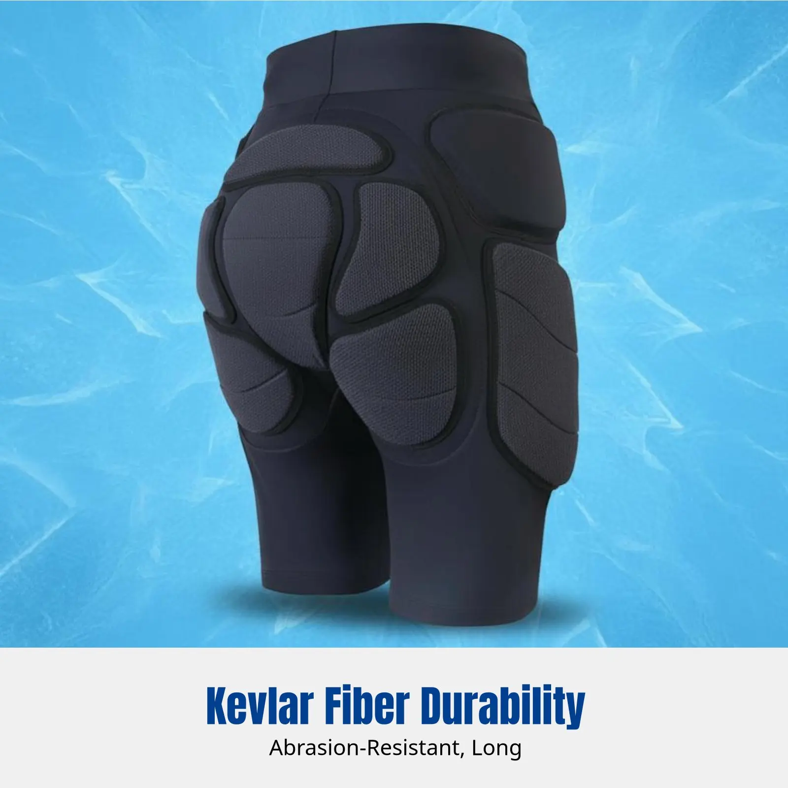 

XRD Material Pelvic Protector for Women, Kevlar-Padded Winter Sports Shorts, Multi-Layer Impact Absorption, Ergonomic Design