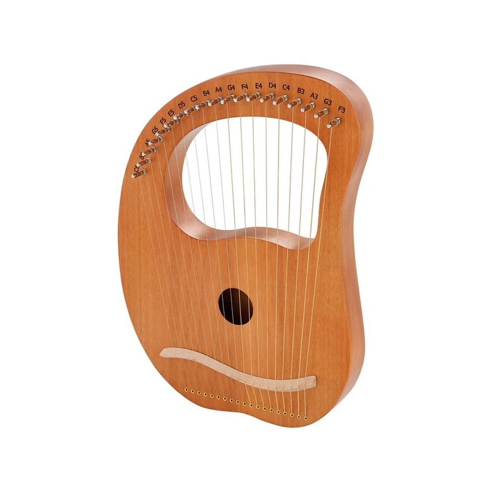 

16 String Lyre Musical Instruments Wooden Material in Different Shapes Lyre Harps for Online Selling