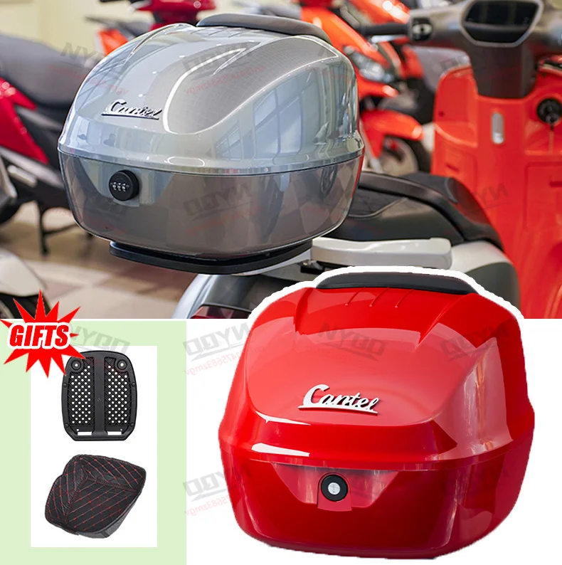 

New Large Capacity Motorcycle Trunk for Nsla125 Helmet Storage Box Reflective Motorcycle Trunk Waterproof Anti Drop Durable