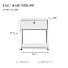 Medieval Bedside Table Hotel Bedroom USM Cabinet Stainless Steel Side Cabinet Sofa Storage Soild Wood Integrated Chest Cabinet - AliExpress 