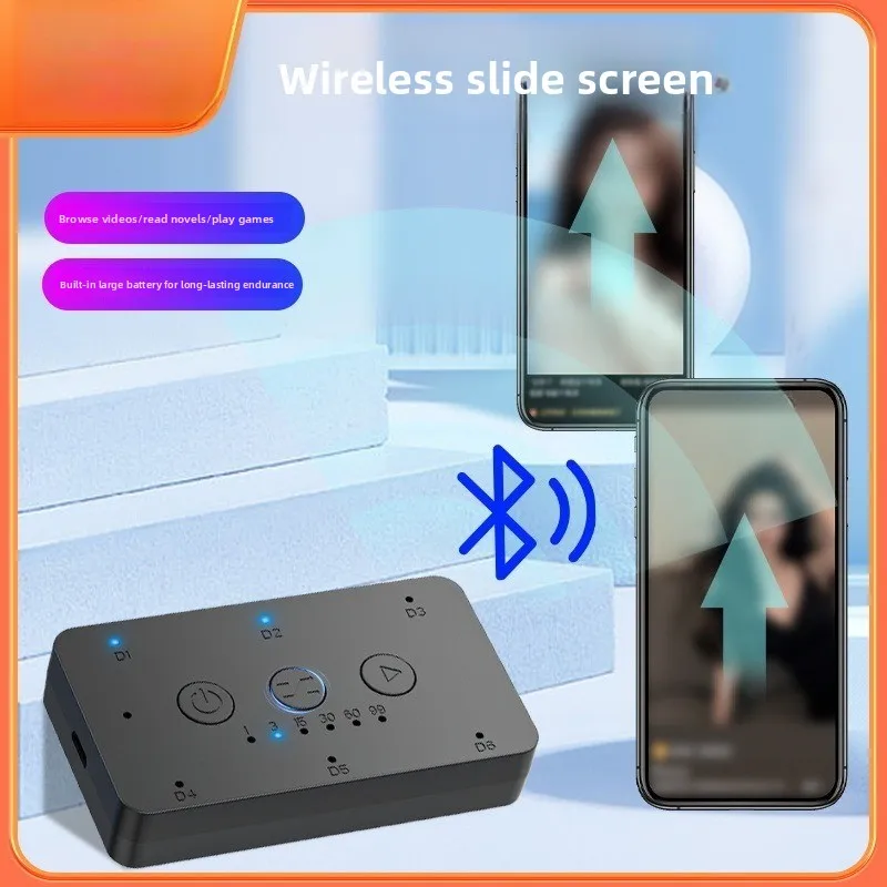 gadget-intelligent-bluetooth-pour-defilement-automatique-d'ecran-de-telephone-multi-vitesses-defilement-aleatoire-clicker-automatique-portable-pour-diffusion-en-direct-sur-telephone