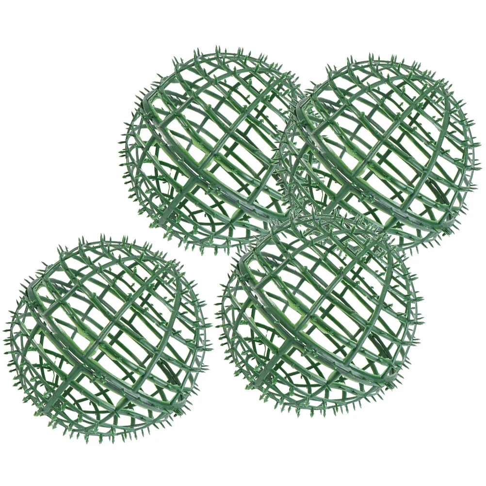 

4Pcs Decorative Flower Frame Topiary Ball Cage for Artistic Flower Arranging Rack Garden Event Faux Ball Frame Rack