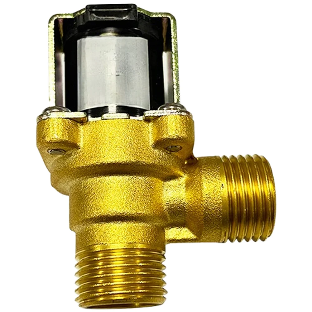 

Brass solenoid valve 24V 1/2 inch port normally closed design for machinery works at 0.03 to 0.8MPa water pressure