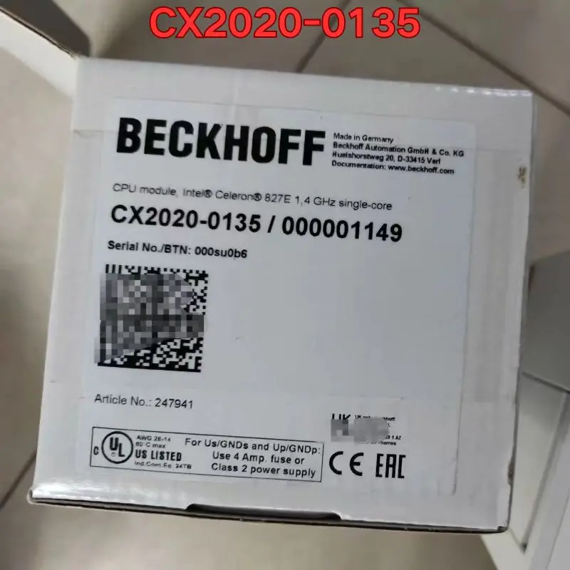 New Beckhoff module CX2020-0135