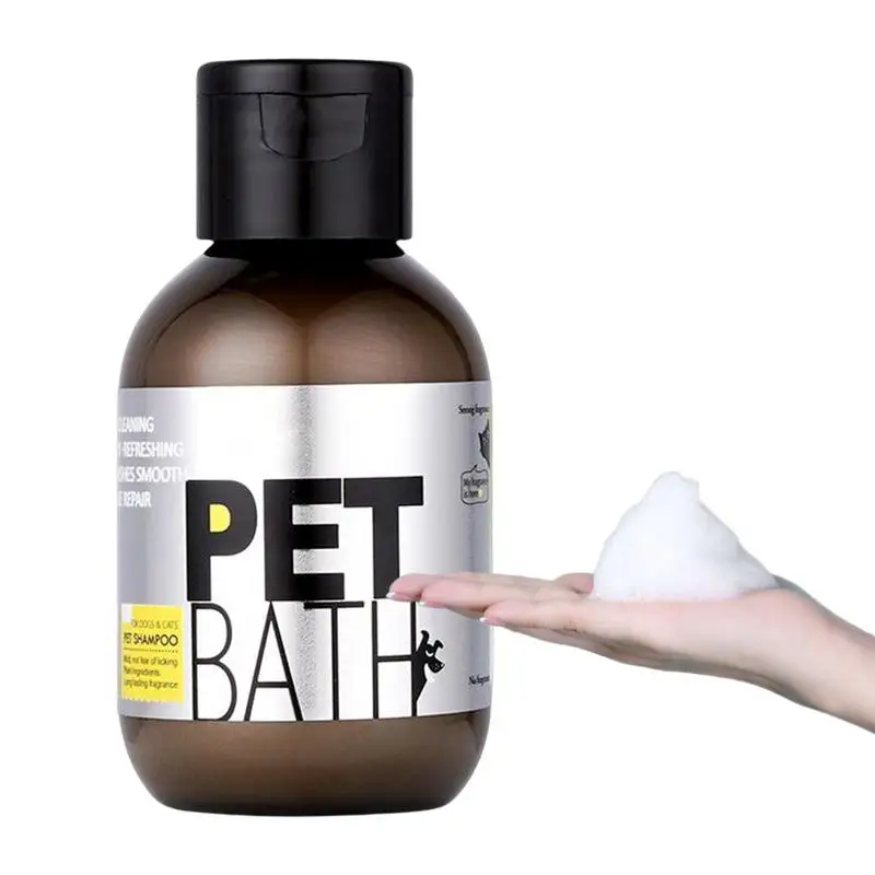 Pet Cleaning Shampoo For Cats Dogs 100ml Bath Shower Shampoo For Dry Hair Bath Gel For Removing Bad Smell Pet Cleaning Supplies