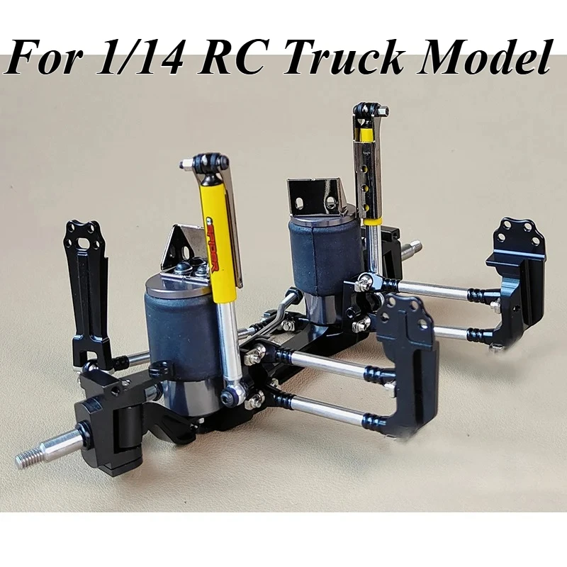 Sistema de Suspensión Neumática de Simulación, Bolsas de Aire, Juego de Rótulas Centrales para Camión RC Tamiya 1/14, Camión Volquete, Scania 770S, MAN, Volvo, Modelo de Coche