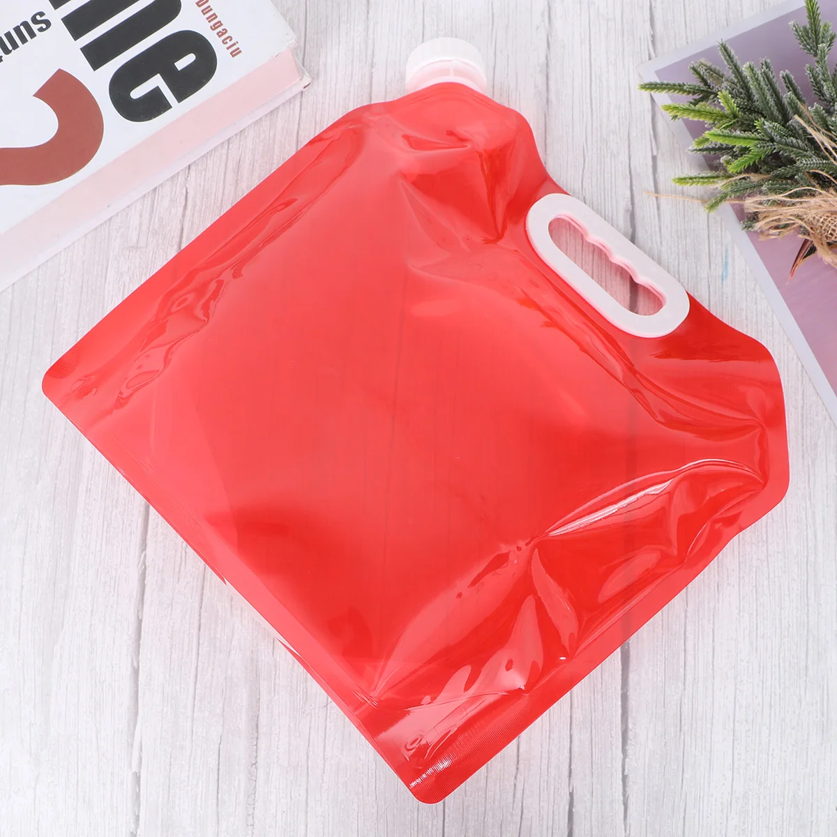 

2pcs Portable Water Storage Bag Large Capacity Foldable Drinking Container Outdoor Camping Car Water Carrier Picnic BBQ