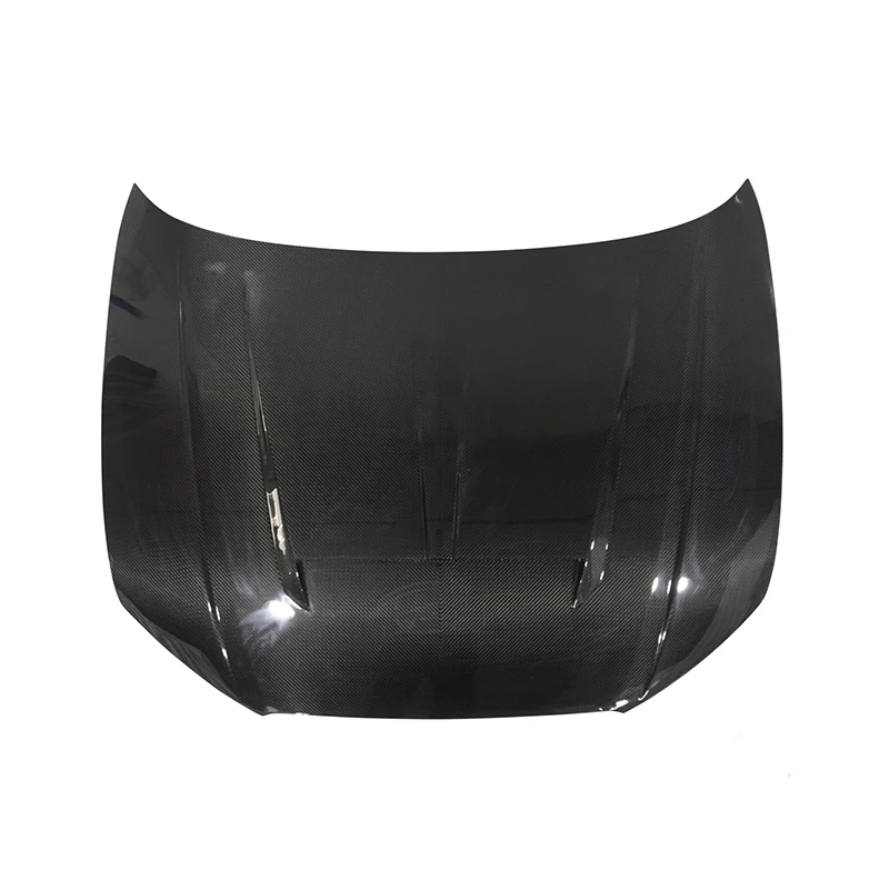 حالة جديدة 2017-2019 A3 S3 RS3 غطاء محرك السيارة من ألياف الكربون الجافة S5 RS5 نمط تعديل فتح غطاء المحرك