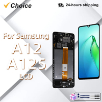 6.5 ‘’ inch For Samsung A12 A125 LCD Display with frame Touch Screen Digitizer Replacemen For Samsung SM-A125F A125F/DS Display