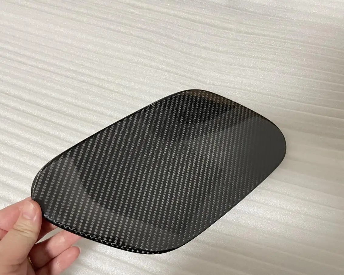 Fuel Tank Cover Sticker 1 Piece For Volkswagen Golf 7 14 15 16 17 18 19 20 Add On Style Gloss Finish Real Dry Carbon Fiber