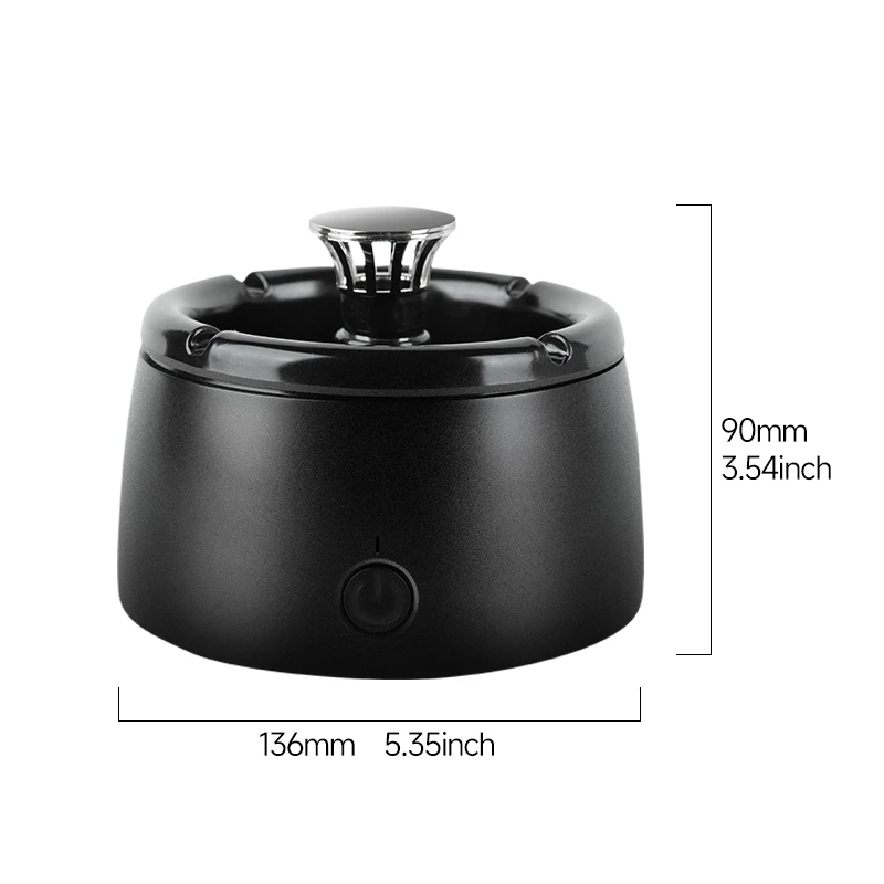 JOYO Intelligent Ashtray Air Purifier Anti-Smell Ashtray for Remove Cigarette Smoke Tobacco Odor Cigar Ashtray House Accessories