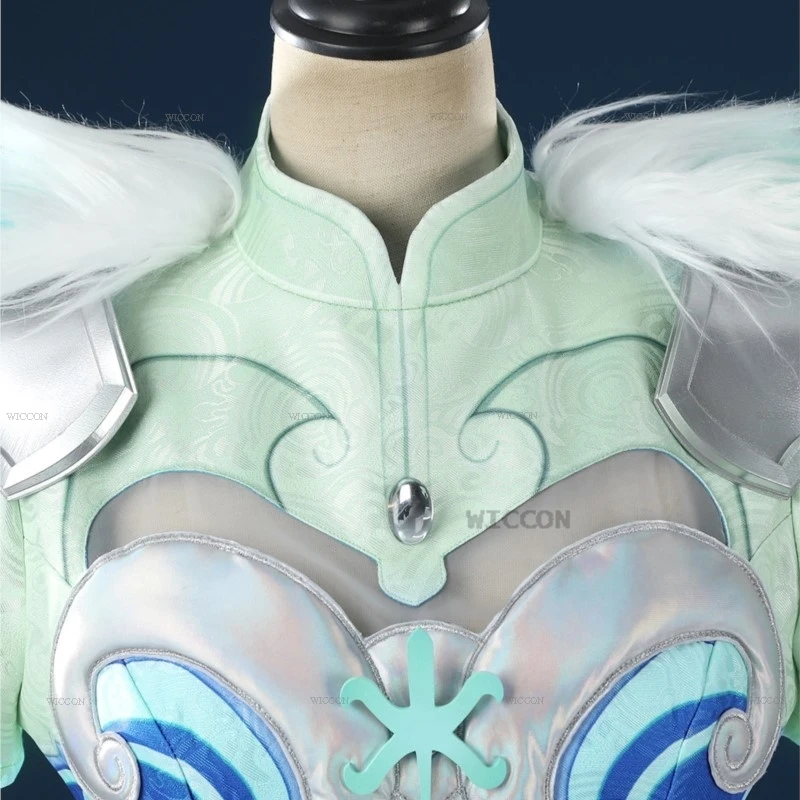 Kostium Cosplay Halloween dla Dorosłych Ove Watch Kiriko, Biała Lisica, Sukienka Anime, Strój Postaci z Gry, Maskotka, disfraz de mujer