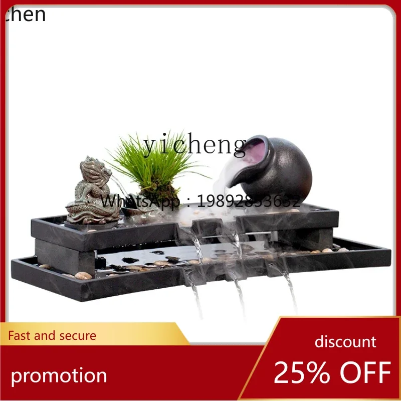 

YFY Water Tank Bonsai Flowing Ornaments Dragon Spit Water Circulation Water Flow Atomizer System