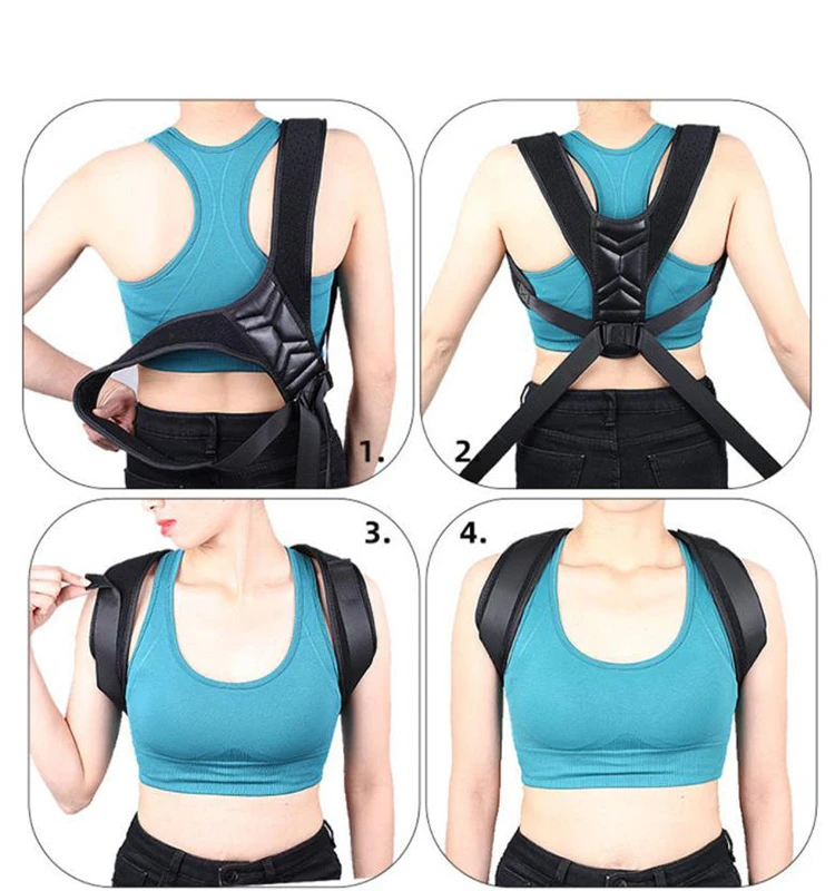 1Pc Adjustable Posture Corrector Back Support Strap Brace Shoulder Spine Support Lumbar Posture Orthopedic Belts Men Women