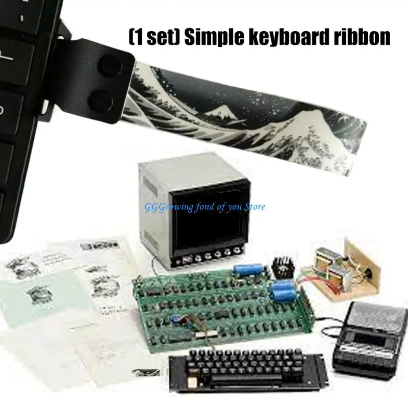 

H9EB Fashionable Keyboards Strap Lightweight Ergonomic Keyboards Travel Lanyard