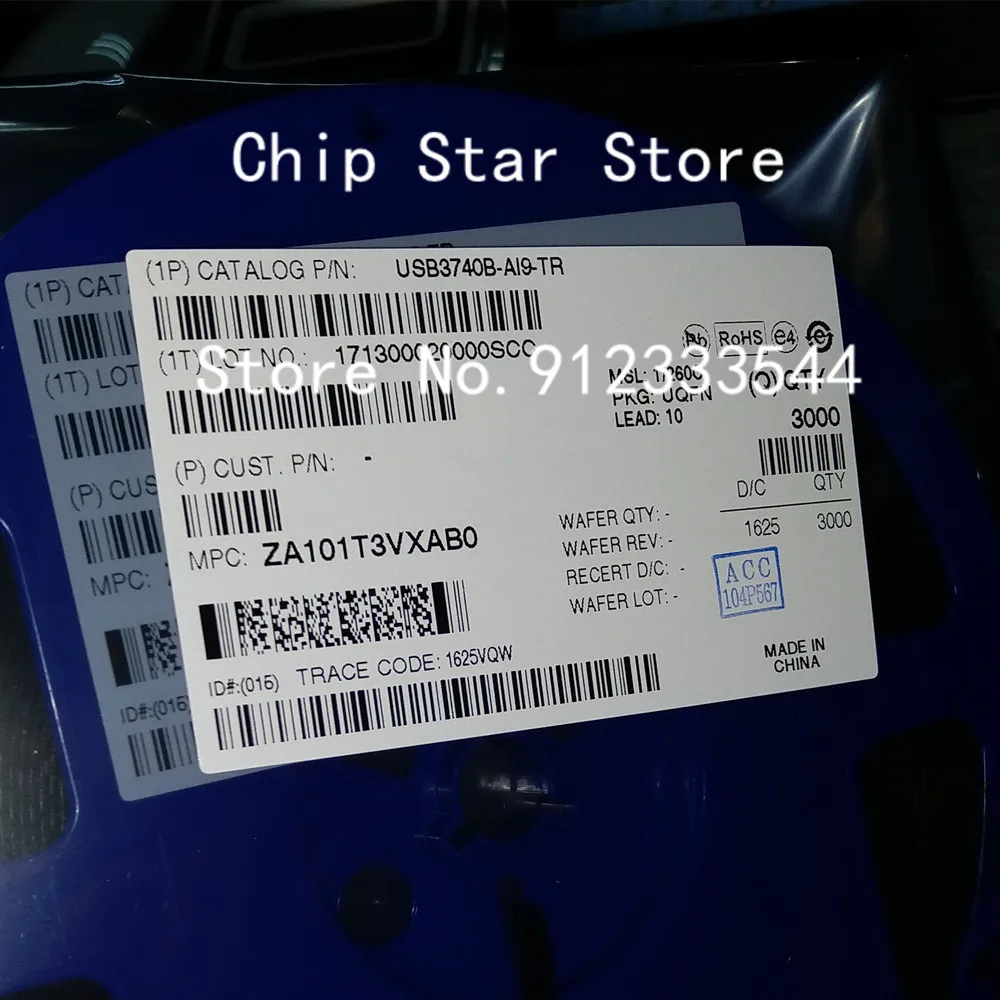 5-100pcs  USB3740B-AI9-TR USB3740B-AI9 USB3740B QFN10 USB Interface High Speed Switch USB 2.0 100%New And Original