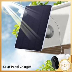 4W/6W Solar Panel Charger with 9.8ft Micro USB Cable 360°Adjustable Wall Mount for Arlo Essential Spotlight/XL Spotlight Camera