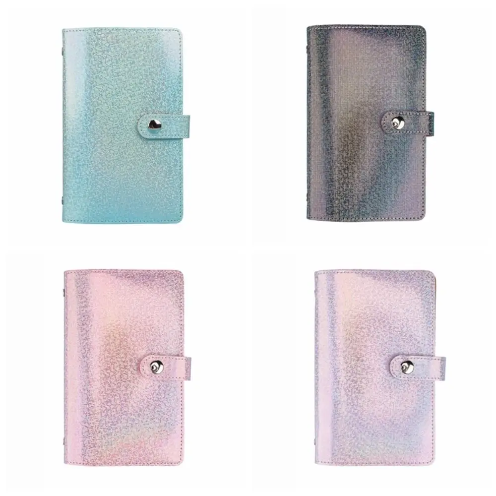 50Sheets Saving Money Binder Bling Shiny Portable Envelopes Saving Challenges Handbook Planner Organizer Account Book