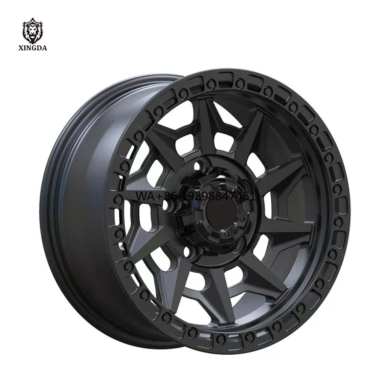 

Custom Forged Wheels Monoblock Forged Gloss Black High Quality 4x4 Off Road 6X1397 Beadlock Forged Wheel Rims for SUV