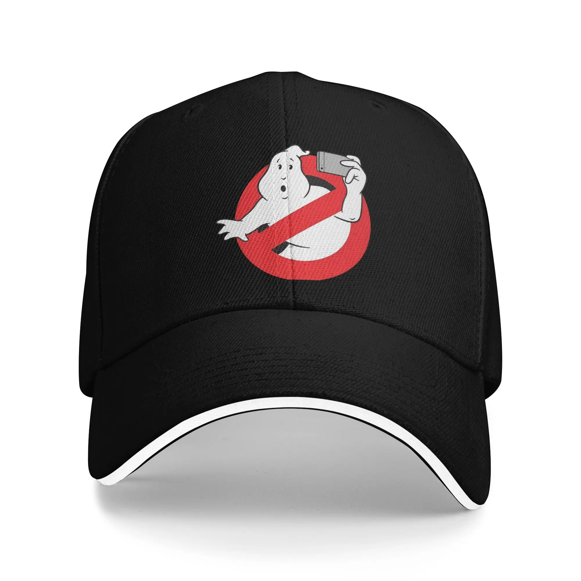 Movie  Ghost Busters Baseball Caps Fashion Movie Sandwich Caps for Men Women Polyester Sun Cap Outdoor