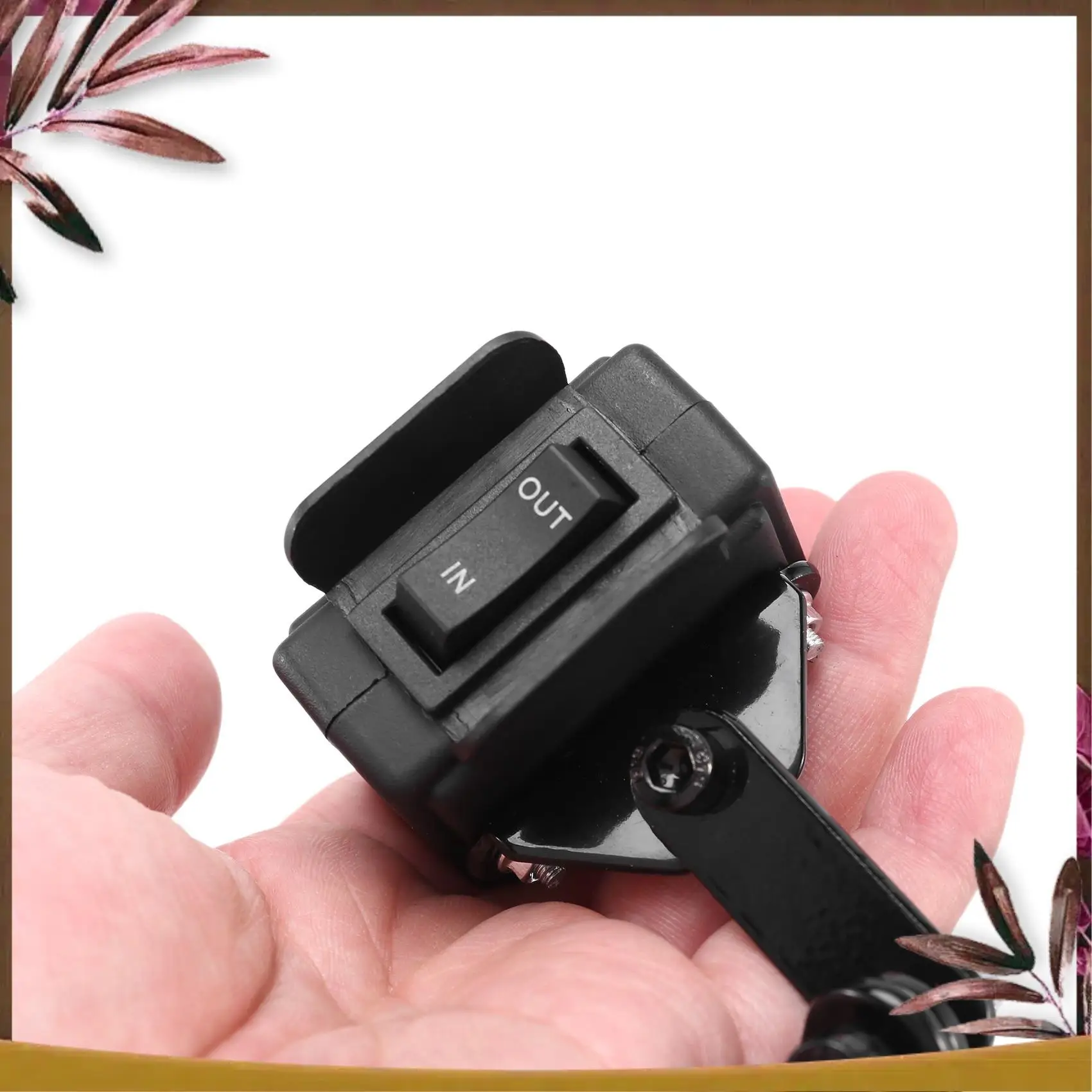 AB59-New KFI Winch Door Handle Switch ATV Thumb Switch Winch Rocker Switch For ATV-MR Honda Suzuki Polaris Yamaha