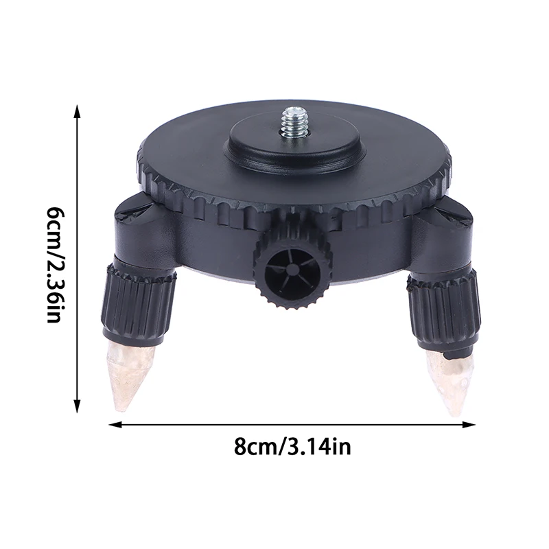 360-Degree Rotation Base Level Meter Adapter Tripod Bracket with 1/4 Inch Interface Laser Nivel Tools for Precision Laser Level