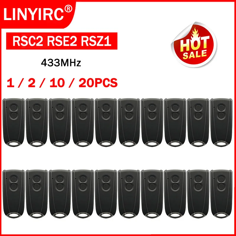 

New Remote Control 433MHz for RSC2 RSE2 RSZ1 RSC2-433 RSE2-433 Liftronic 500 700 800 Garage Door Remote Control