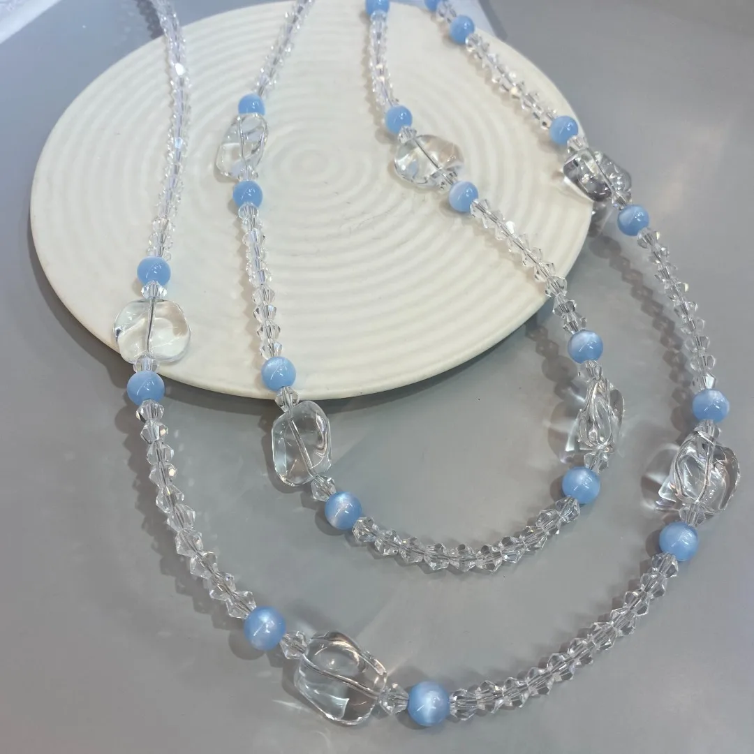 

DIY Simple Beaded Key Chain, Fashion Accessory Long Chain for Bag and Phone Charm